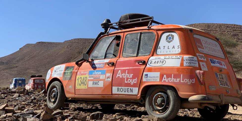 Atlas sécurité, partenaire du 4L Trophy